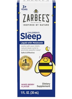 Zarbee's Children's Sleep Liquid with Melatonin 30ml Pack of 1  - Image 1
