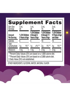Zarbee's Children's Sleep Liquid with Melatonin 30ml Pack of 1  - Image 2