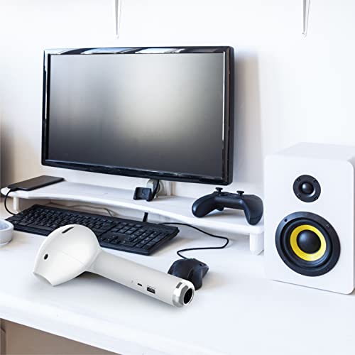 Coby True Wireless Bluetooth Speaker, Rechargeable FM Radio, 3.5mm Aux Jack, USB-A Port, TF Card Slot, Built-in Microphone with Passive Noise Cancelling, 5 Hours of Playback - Image 5