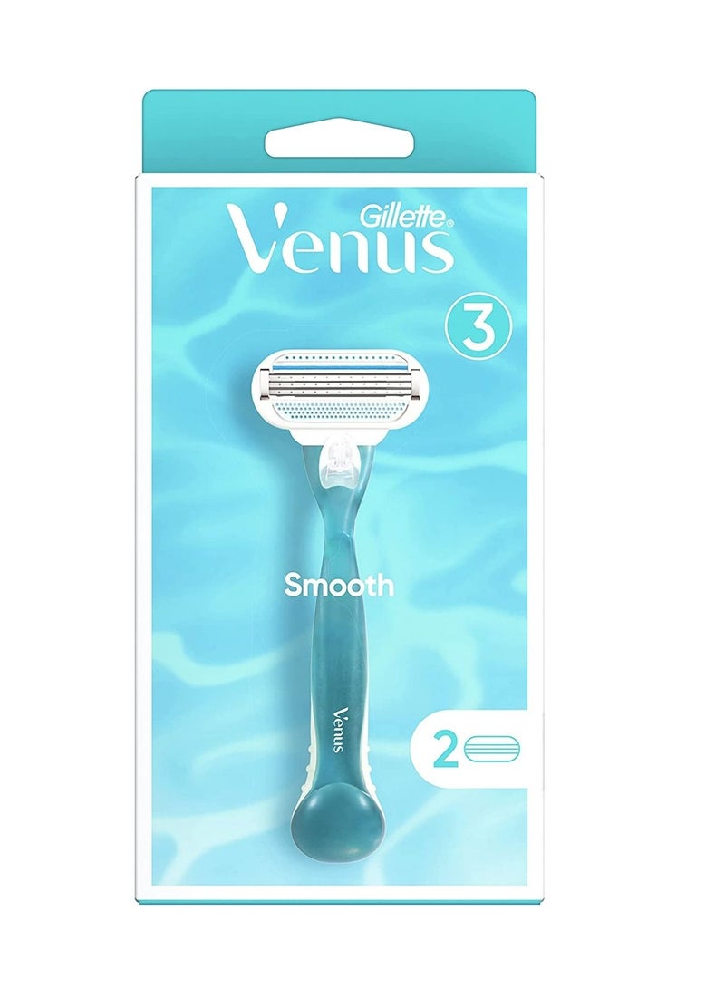 مقبض ماكينة حلاقة للسيدات + عبوات جديدة لماكينة الحلاقة X2