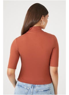 FOREVER 21 Fitted Turtleneck Top  - Image 3