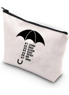 WCGXKO WCGXKO TV Show Inspired Number Five Number Four Academy Inspired Zipper Pouch Makeup Bag for Fans (THE UMBRELLA) 