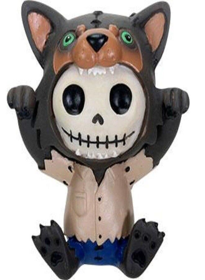 SUMMIT COLLECTION Furrybones Wolfie Signature Skeleton in Halloween Werewolf Costume - Image 1