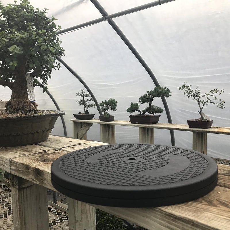 kydely Mighty Mini Bonsai Tree Turntable 12.5" Base Stainless Steel Ball Bearings. Low Cost 200-Pound Capacity 360-Degree Rotation Allows Easy Pruning Or Great Bonsai Tree Displays - Image 2