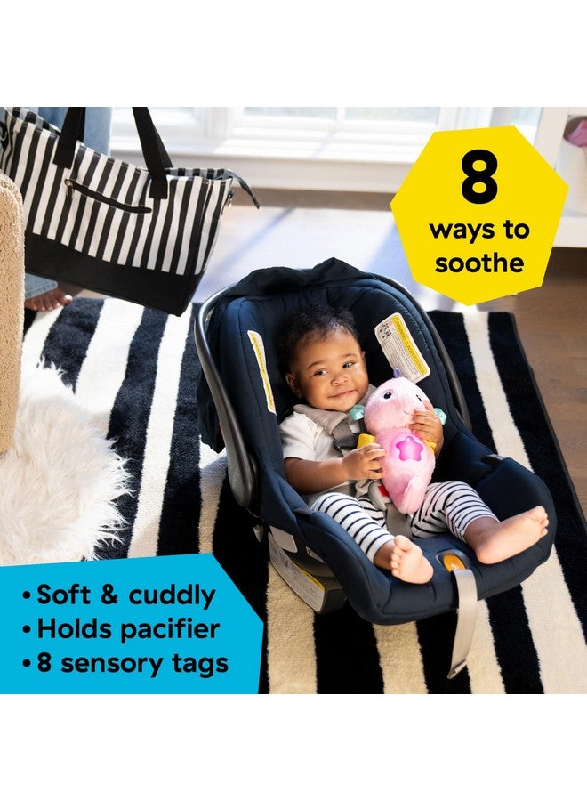 Baby Einstein Sea Dreams Seahorse Plush Soother Toy, with Music and Lights, Ages 0 Months and Up, Pink - Image 3