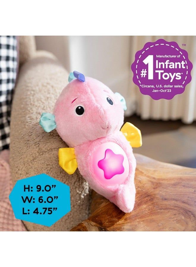 Baby Einstein Sea Dreams Seahorse Plush Soother Toy, with Music and Lights, Ages 0 Months and Up, Pink - Image 5