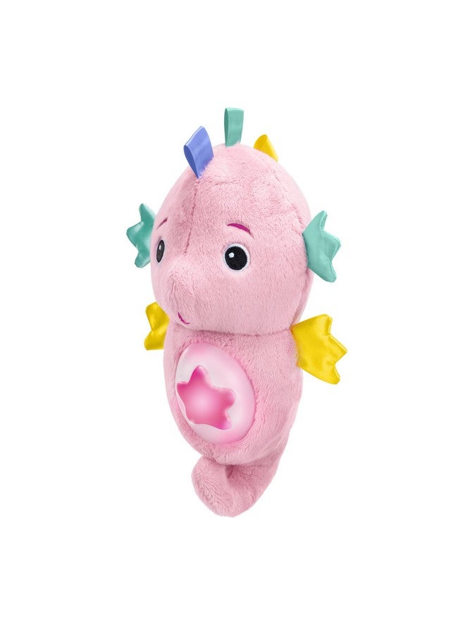 Baby Einstein Sea Dreams Seahorse Plush Soother Toy, with Music and Lights, Ages 0 Months and Up, Pink - Image 1