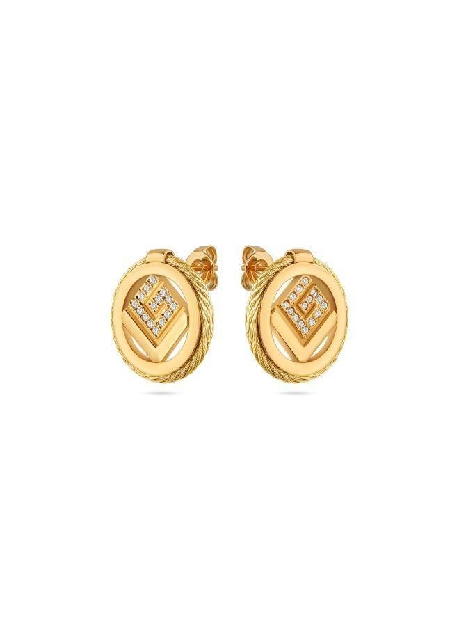 Guy Laroche Grace Gold-Plated Pearl Crystals Ring - Image 3