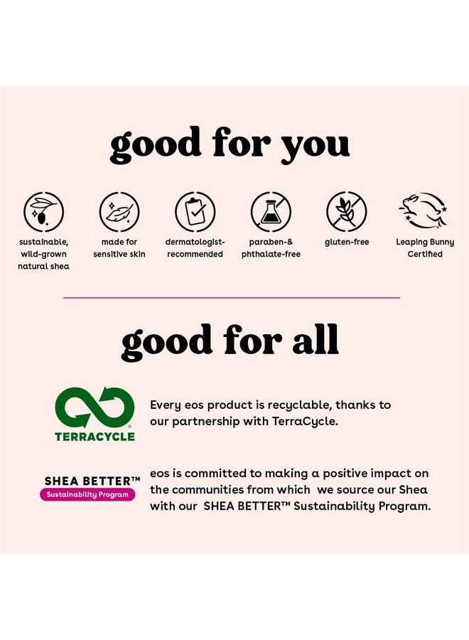 إي أو اس مجموعة العناية بالبشرة للعطلات من إي أو إس - كريم لليدين بنكهة الفانيليا والكشمير للسفر، وبلسم شفاه بنكهة حلوى قصب السكر، هدايا للجوارب، كريم لليدين 1 أونصة سائلة + بلسم شفاه 0.14 أونصة، عبوة من قطعتين - Image 5