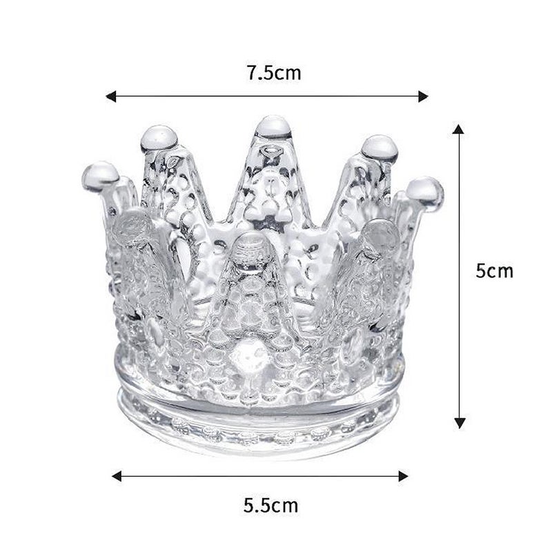 2 in 1 Nail Pen Holder Glass Dish for Nail Liquid Powder Dish Cup for Nails Beautiful Nail Tools - Image 2