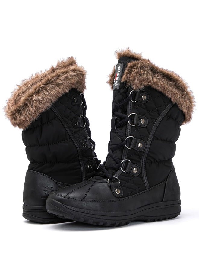 GLOBALWIN Women's 1816 Snow Boots (11 M US Women's, 1817Black) - Image 1