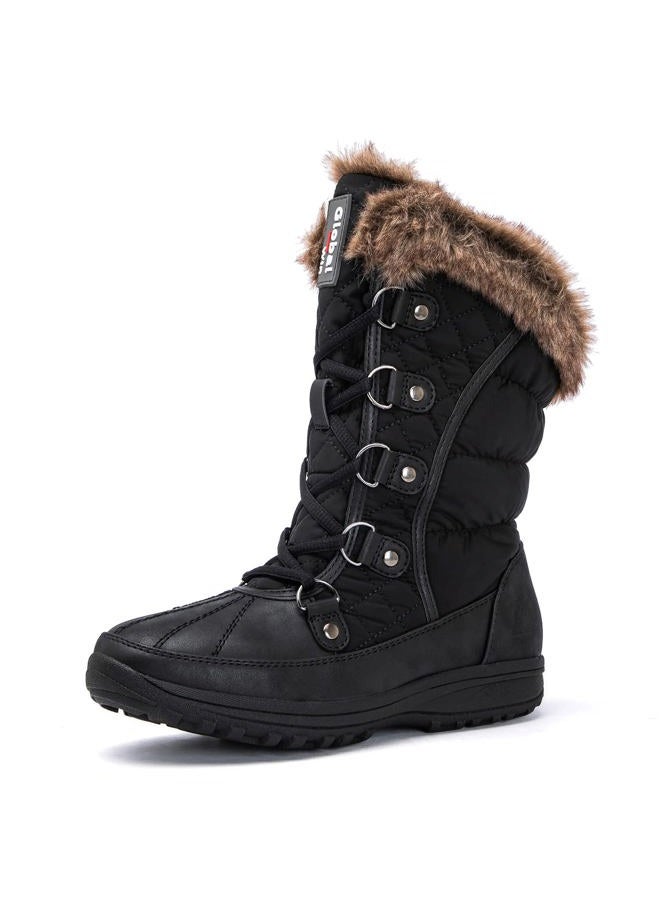 GLOBALWIN Women's 1816 Snow Boots (11 M US Women's, 1817Black) - Image 2