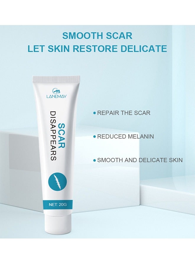 LANEMAY Scar Disappears - Medical Grade Silicone Scar Removl Cream,Dilute Hyperplasia Surgery Burn Scald Repair Scar Cream,Stretch Marks, Acne, Surgery, Effective for Both Old and New Scars 20g - Image 3