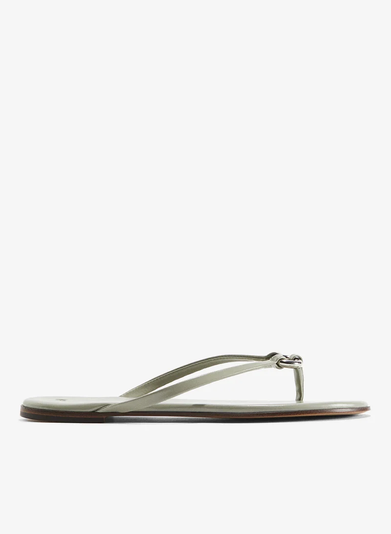 H&M Ring-detail flip-flops