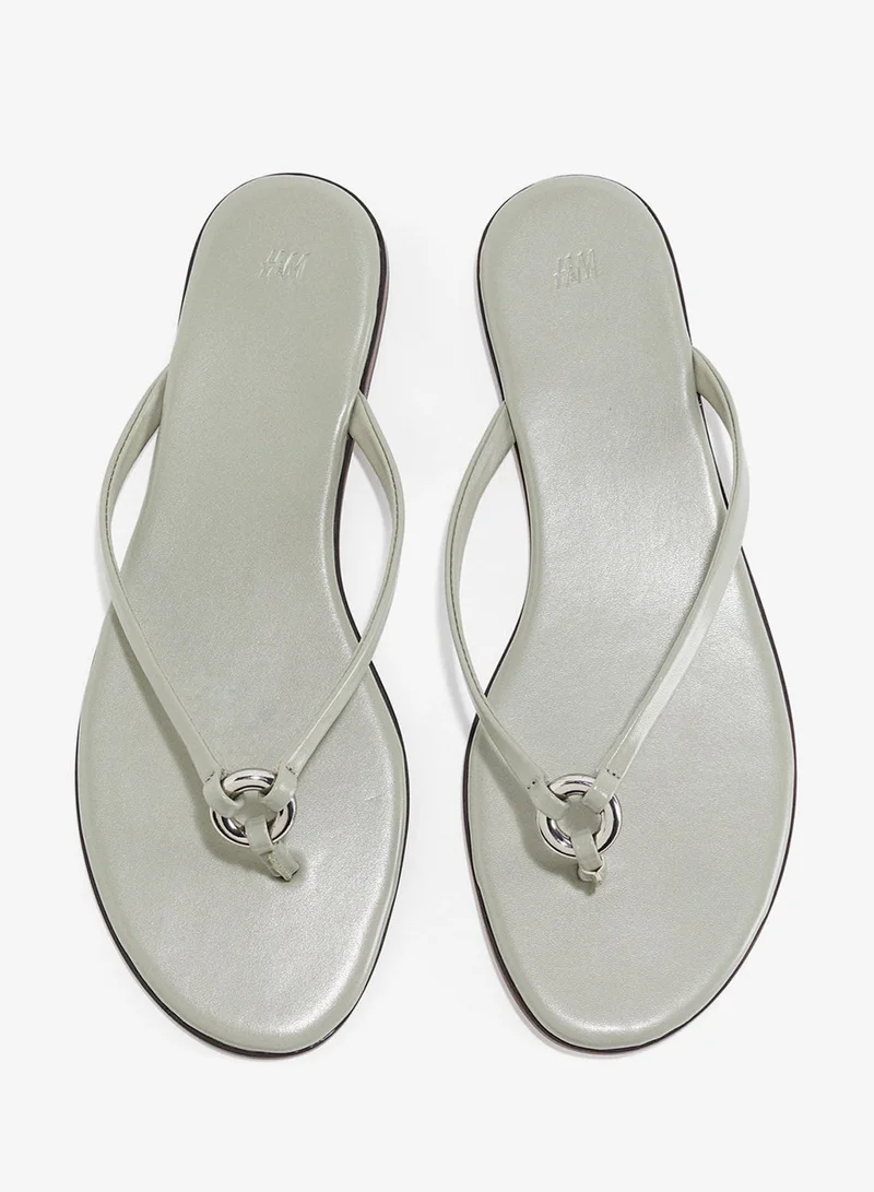 H&M Ring-detail flip-flops