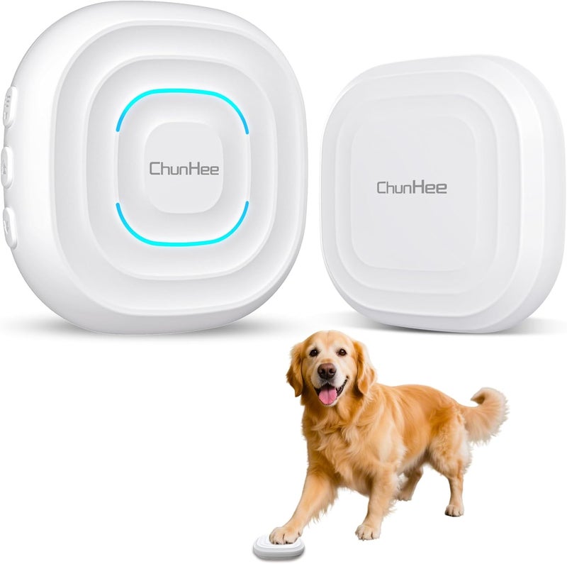 ChunHee Dog Door Bell for Potty Training – Smart Wireless Dog Bell to Go Outside – No Battery Needed, 11N Press Force, Perfect for Medium & Large Breeds – Wireless Pet Communicatio - Image 1