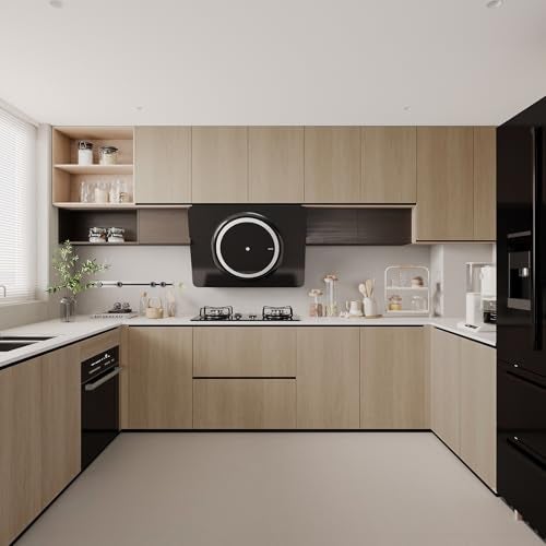 Boobest Brown Beige Wood Wallpaper 15.74"x118" Faux Light Wood Contact Paper Peel and Stick Wallpaper Wood Look Contact Paper Self Adhesive Removable Vinyl Wrap for Furniture Desk Countertop Cabinet - Image 5
