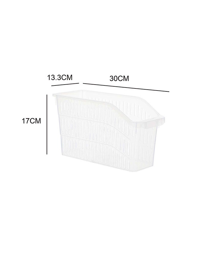 Noon East 4-Pack Clear Pp Fridge Storage Bins – Small Size, Multi-Purpose Organizer For Refrigerator, Pantry & Kitchen 30 X 13.3 X 17Cm - Image 2