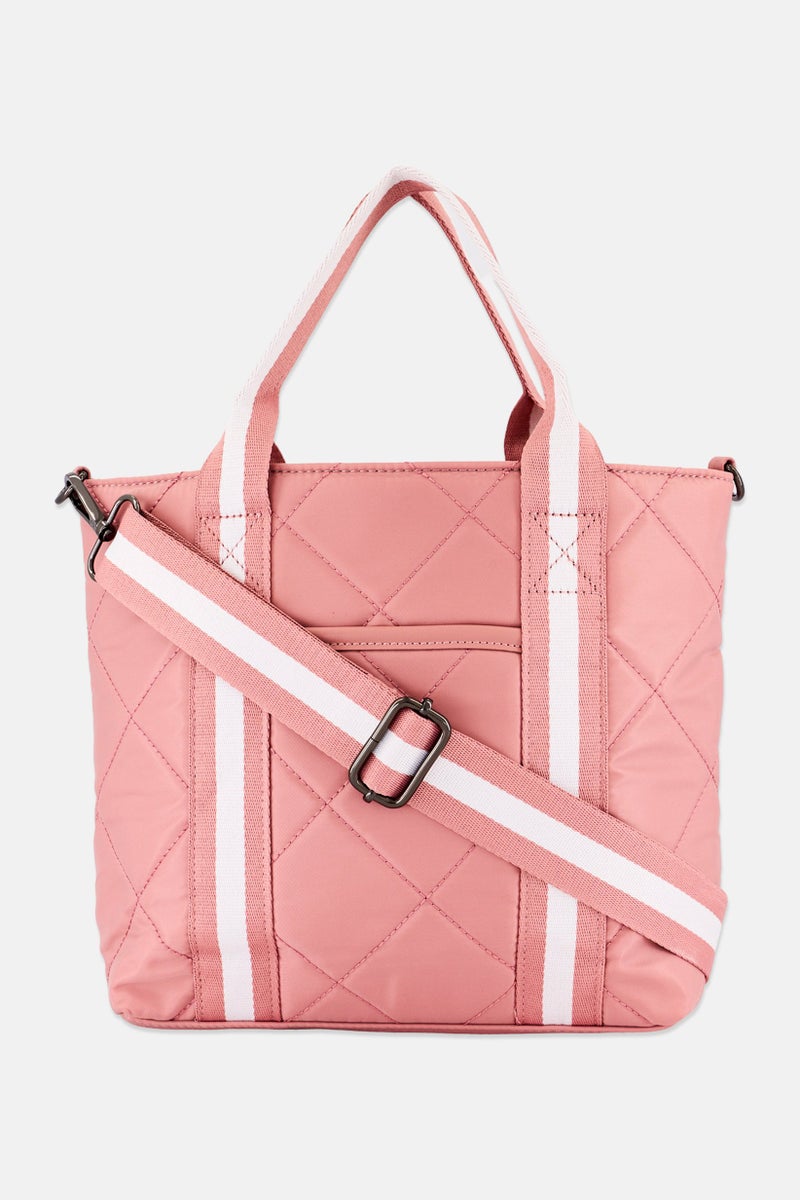 Sol and Selene حقيبة توت صغيرة للنساء بتصميم تلوين، وردي باهت - Image 1