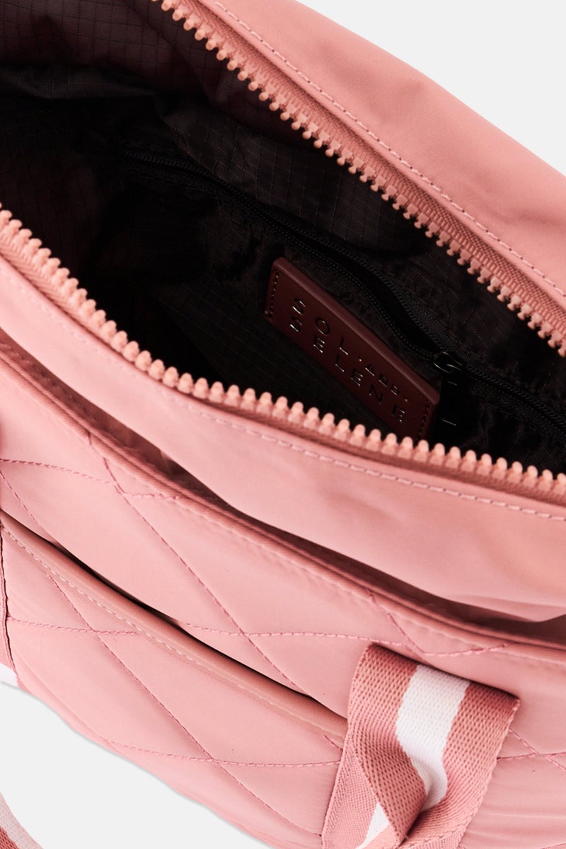 Sol and Selene حقيبة توت صغيرة للنساء بتصميم تلوين، وردي باهت - Image 4