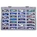 FULLCASE Display Case for Hot Wheels Cars Toy Organizer Storage Box Holds 27 Toy Cars Portable Carrying Container with 4 Size Slots for Hotwheels Box Only - Image 3