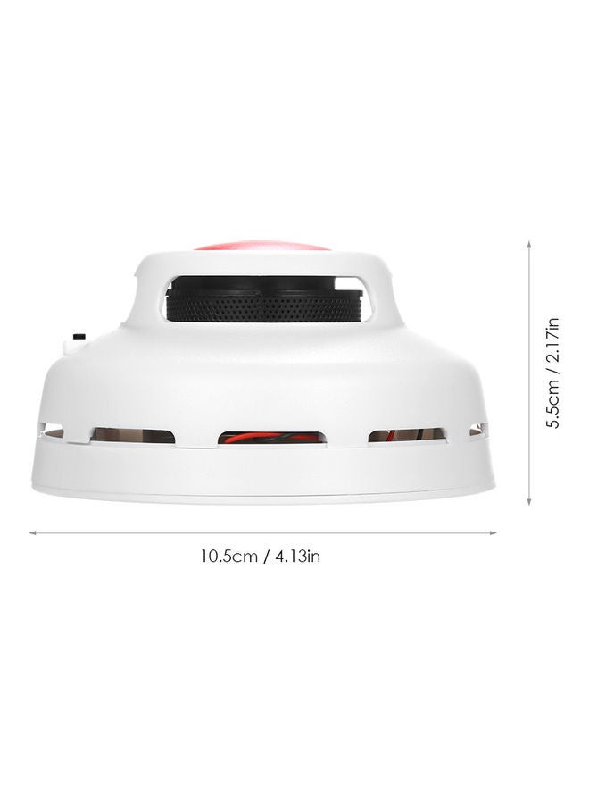 NIBEMINENT Smoke Detector and Fire Alarms Photoelectric Sensor White - Image 4