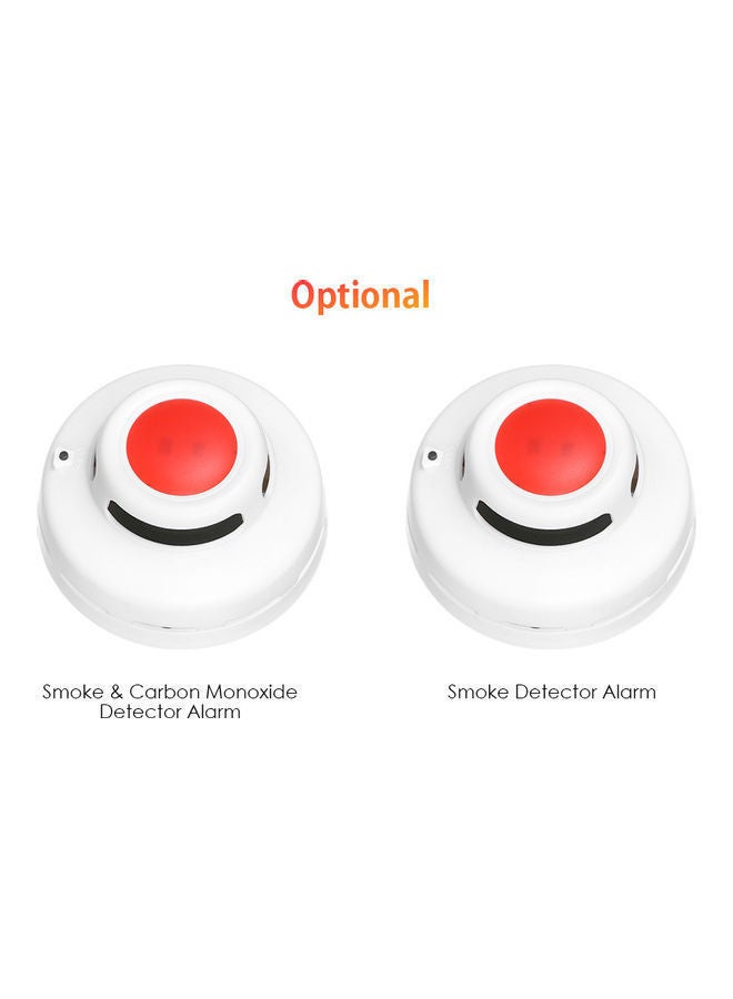 NIBEMINENT Smoke Detector and Fire Alarms Photoelectric Sensor White - Image 3