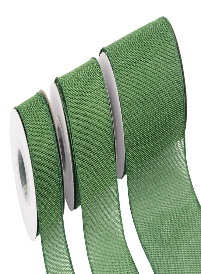 Joycrosso Burlap Wired Edge Ribbon 4 inch x 10 Yards, Forest Green, Ideal for Crafting, Gift Wrapping, Wreath, Christmas Tree, and Rustic Wedding Decorations - Image 3