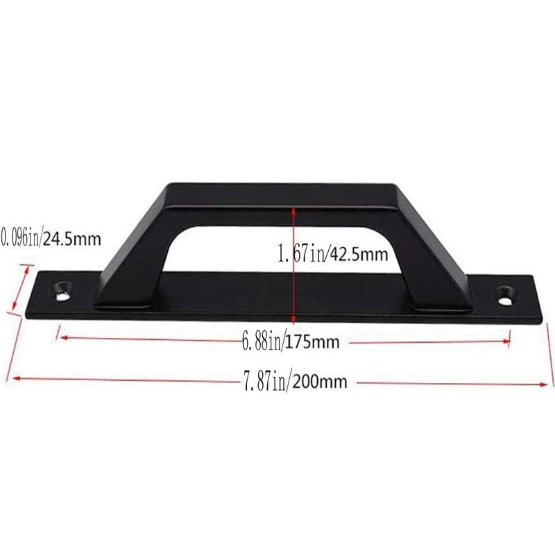 TEMEILI Sliding Barn Door Handle Wooden Door Handle 19.6Cm - Image 2