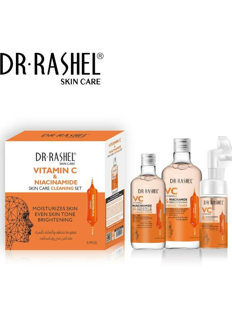 DR. RASHEL Vitamin C & Niacinamide Skin Caer Cleaning Set