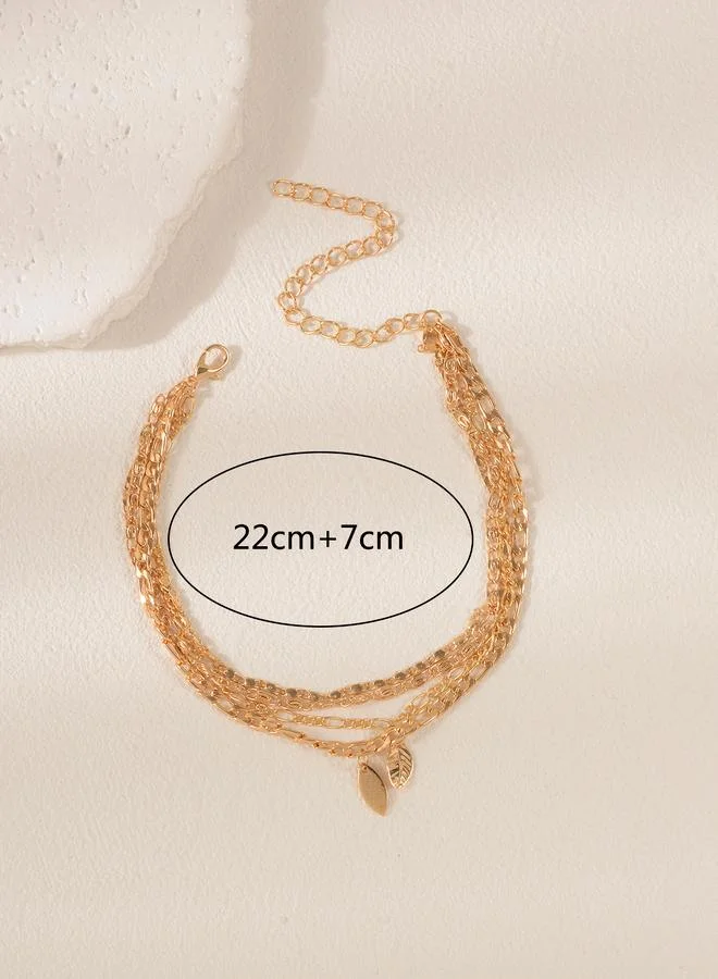 Take Two  Multi-Layered Chain Anklet for Women | Best Price UAE