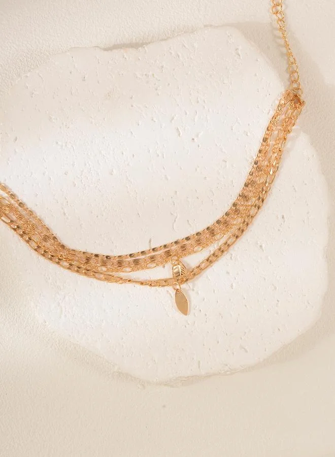 Take Two  Multi-Layered Chain Anklet for Women | Best Price UAE