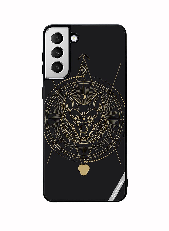 VR CREATIVE Protective Case Cover For Samsung Galaxy S22 Plus 5G Wolf Totem Design Multicolour - Image 1