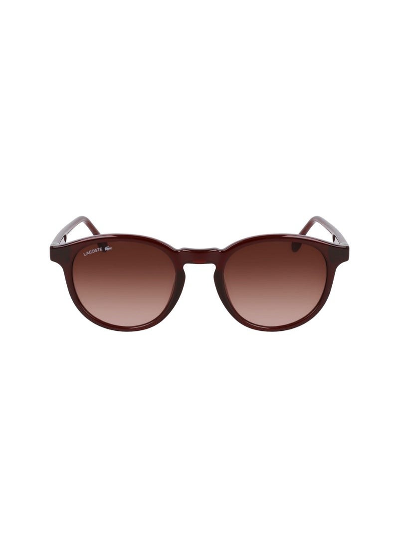 LACOSTE - FULL RIM BIO INJ-G820 ROUND LACOSTE SUNS L6030S  5021 (601) TRANSPARENT BURGUNDY - Image 1