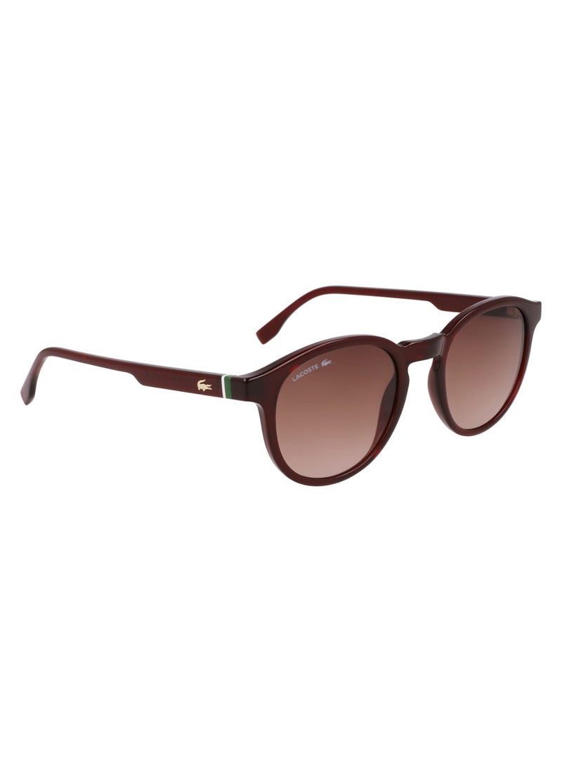LACOSTE - FULL RIM BIO INJ-G820 ROUND LACOSTE SUNS L6030S  5021 (601) TRANSPARENT BURGUNDY - Image 1