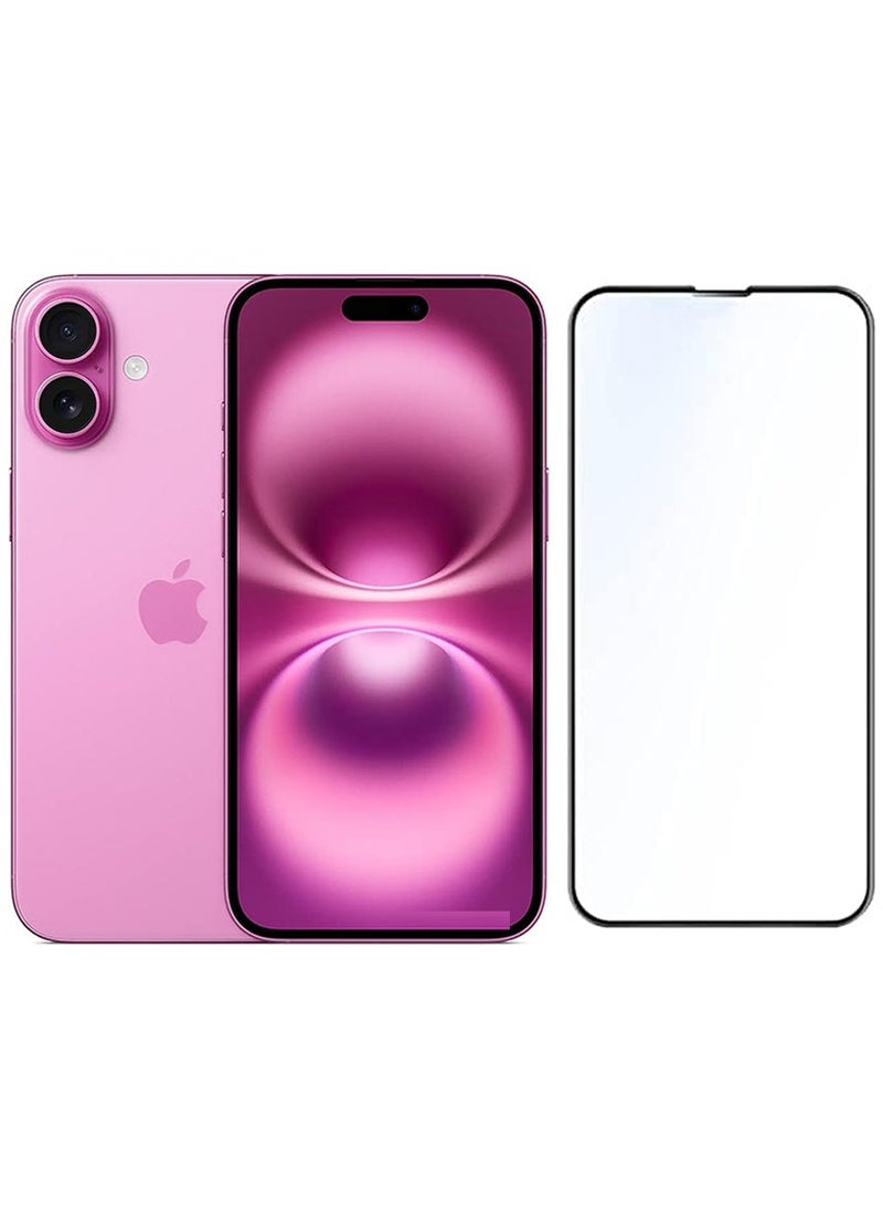 Lacoz - Lacoz Edge to Edge Full Coverage Tempered Glass Screen Protector For Apple iPhone 16 Plus - Image 1