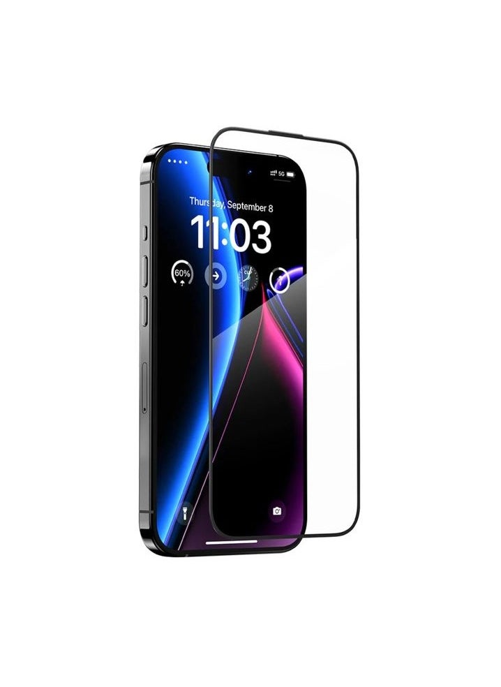 Lacoz - Lacoz Edge to Edge Full Coverage Tempered Glass Screen Protector For Apple iPhone 16 Plus - Image 1