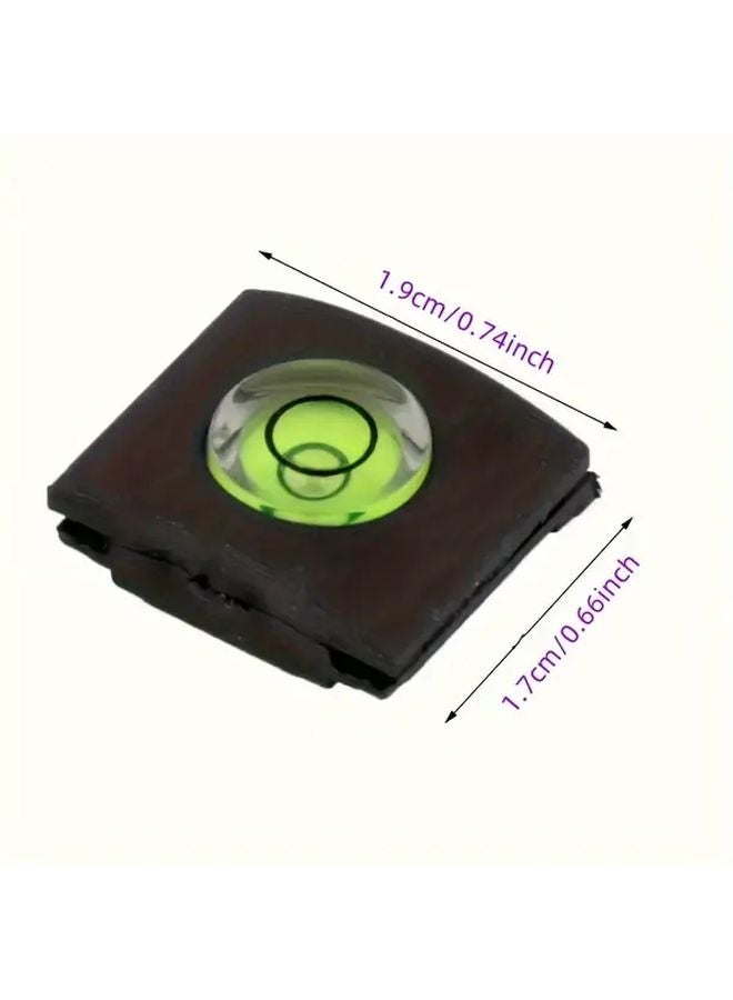 Black DSLR Camera Bubble Spirit Level Protective Cap Set For Nikon Canon Fuji - Image 3