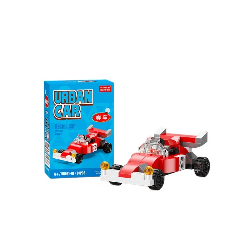 Micro Particle Building Blocks Car Series Educational Toy for Boys - Image 5