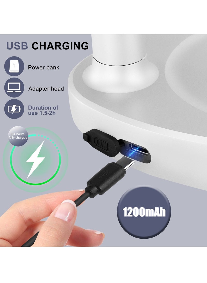 Necomi Desktop Water Pump, Electric Water Pump, Dispenser Electric Touch Screen Wireless Portabl Charging Table Bedside Water Pump for Home Office Camping - Image 4