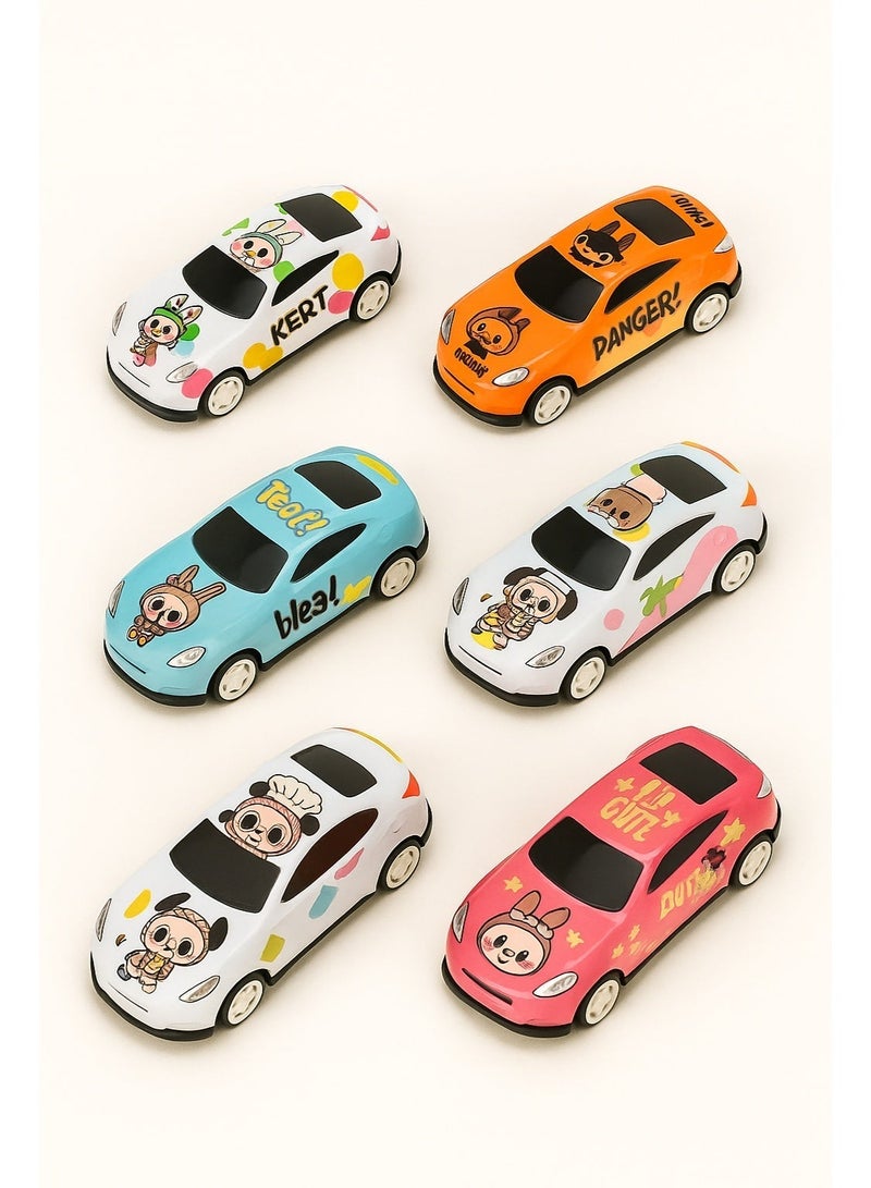 Toys R Us LABUBU DIY Parking Lot Toy Set 45 PCS – Multi-Level Tracks, 6 Cars, Road Signs & Ramps | Creative Building Playset for Kids 3+ - Image 3