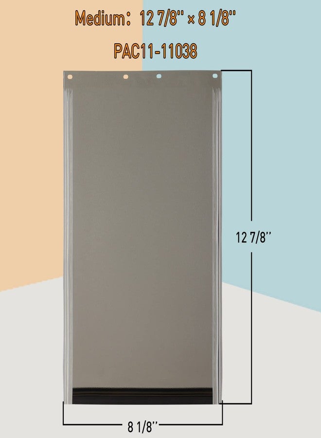 ikuso Dog Door Replacement Flaps,Medium Replacement Dog Door Flap Compatible with PetSafe Freedom PAC11-11038,Measures 12 7/8'' × 8 1/8'',Easy to Replace,Sturdy Weather-Proof & No Warped (Medium) - Image 4