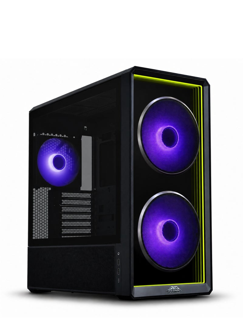 Lian LI Lancool 217 INF Black – Crystal Temp ATX Case with Mesh & Gamer Airflow - Image 1