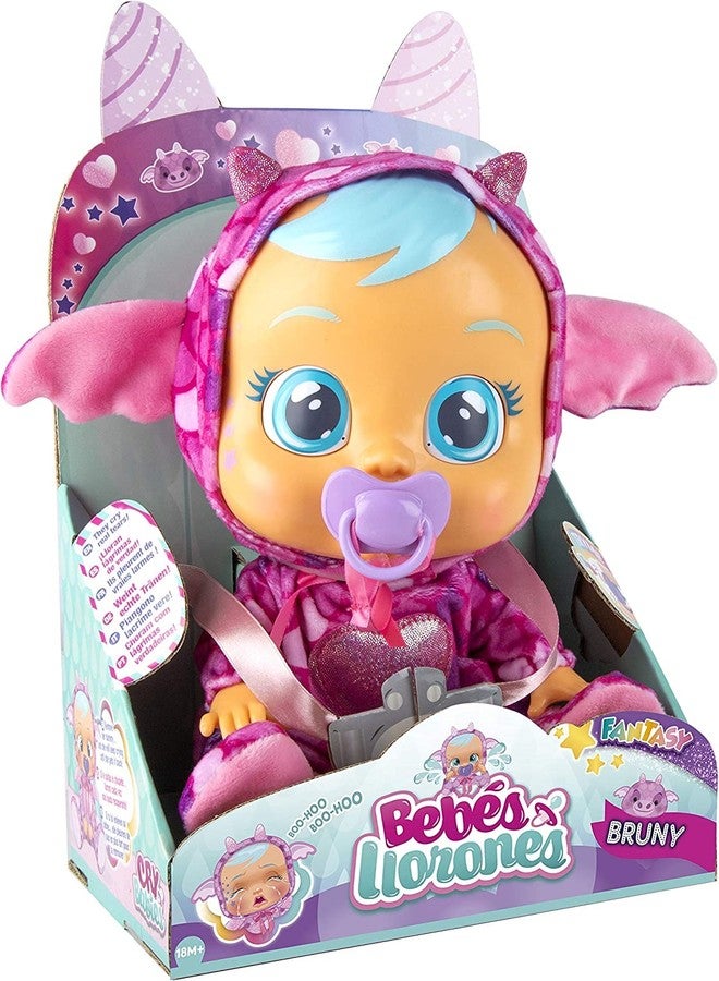 Knick Knack Cry Babies Doll Real Tears and Sound for Kids, 18 M+ (Bruny) - Image 3
