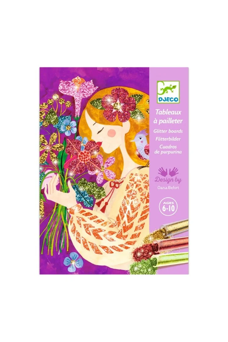 دجيكو The Scent Of Flowers - Glitter Board Art Kit