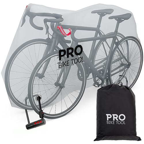 PRO BIKE TOOL Bike Cover for Outdoor Bicycle Storage - XXL Size for 2-3 Bikes - Stationary Use for Yard, Garden or Indoors - Protection from All Weather Conditions for Mountain & Road Bikes - Image 1