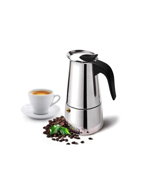 High Quality Espresso Coffee Maker Made of Stainless Steel Italian Mo ka Pot - 2 Cups - 100ml