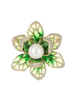 Green Flower Pearl