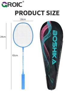 2 Pieces Badminton Set,Outdoor sports set,Badminton Set Including 1 Badminton Bag,2 Rackets,4 Glowing badminton Shuttlecocks - pzsku/ZF87F24A7101952FD6955Z/45/_/1715397184/752b66e7-b9ae-490d-bd48-749f31dd22a4