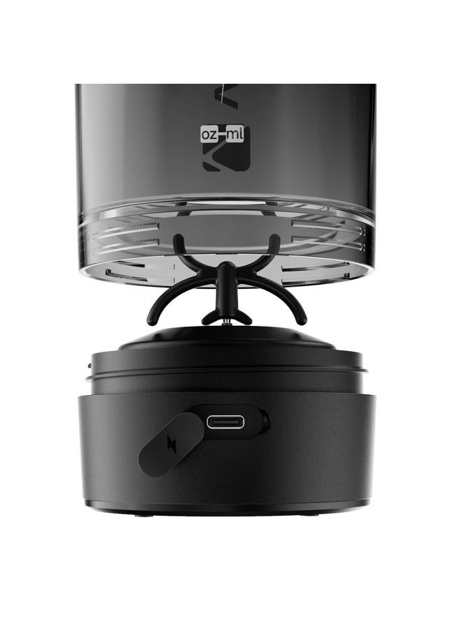 VOLTRX shaker Bottle, Gallium USB C Rechargeable Electric protein shake Mixer, Cups for protein and Meal Replacement shakes, BPA Free, Made with Tritan, 27oz, orange - Image 5